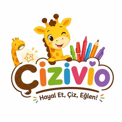 Çizivio™ Eğitici Projektörlü Çocuk Çizim Seti
